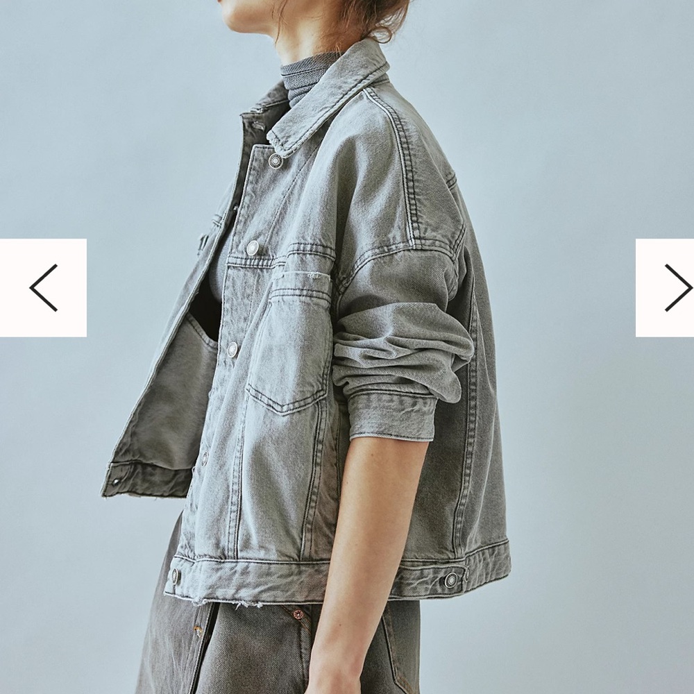 Free People Opal Swing Denim Jacket
